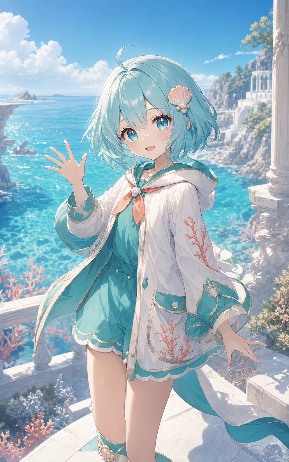 Marina, the Seaside Siesta EchoKin companion